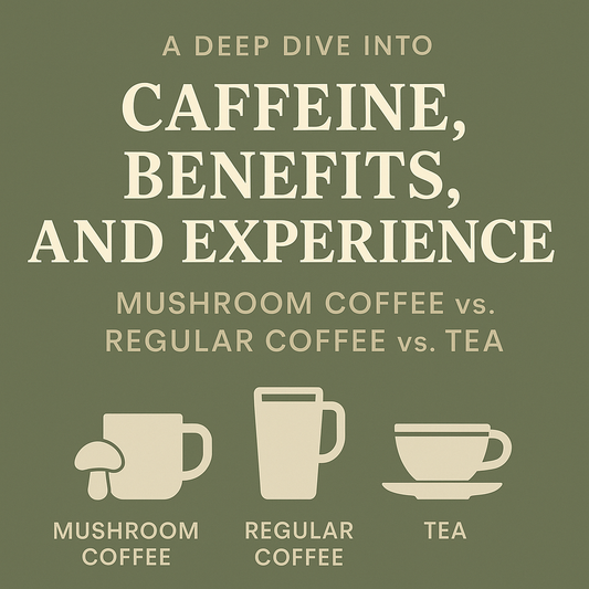 Mushroom Coffee vs. Regular Coffee vs. Tea