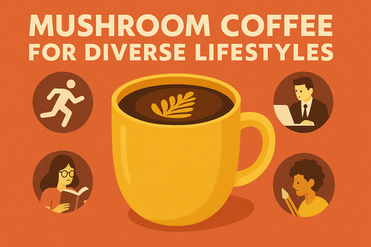 Mushroom Coffee for Diverse Lifestyles: Tailoring Benefits for Athletes, Busy Professionals, Students, and Creatives