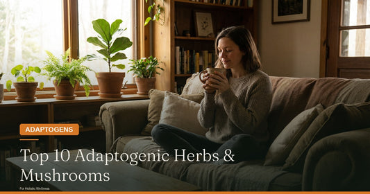 Top 10 Adaptogenic Herbs and Mushrooms for Holistic Well-being (And How to Combine Them Safely)