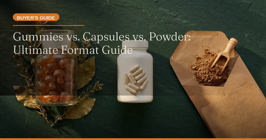 Mushroom Gummies vs. Capsules vs. Powder: The Ultimate Format Comparison