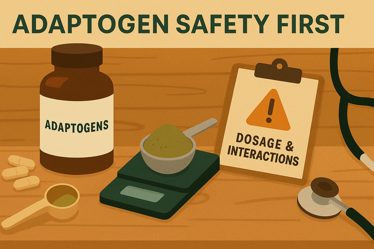 How to Take Adaptogens Safely: Dosage, Warnings & Side Effects – Vital Pour