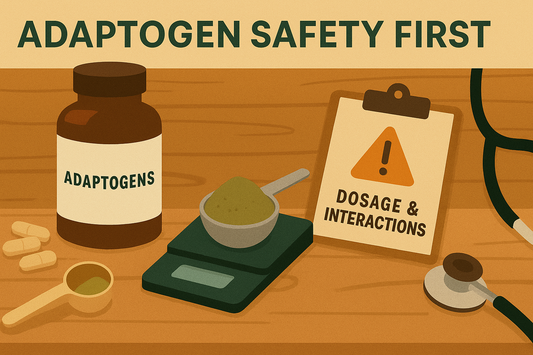 How to Take Adaptogens Safely: Dosage Guide, Interactions & Precautions
