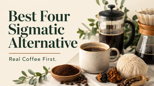 Best Four Sigmatic alternative, real coffee first, Clarity Brew with lion's mane and chaga