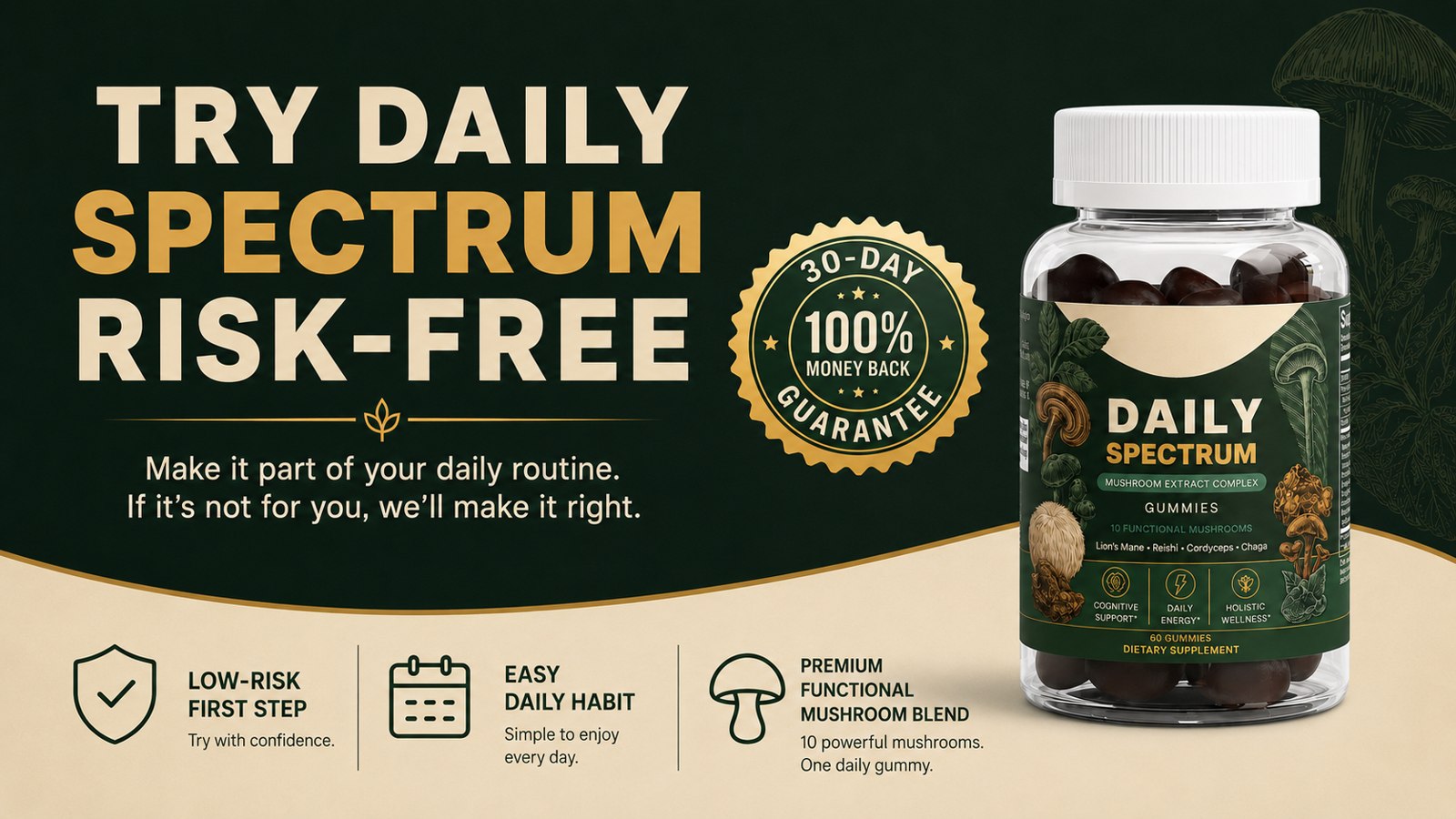 Try Daily Spectrum risk-free — 30-day money-back guarantee