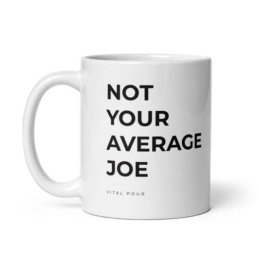 Not Your Average Joe - 11 oz White Mushroom Coffee Mug